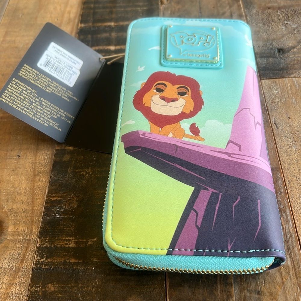 Loungefly Licensed Pop! Disney Lion King Pride Rock Zip Around Wallet